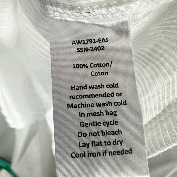 ATM Anthony Thomas Melillo  Rib Knit Short Sleeve White Size Small - Picture 5 of 11